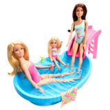 Mattel Blonde Pop mit Schwimmbad und Rutschen - afbeelding 2