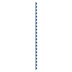 Binderücken GBC Kunststoff A4 6 mm blau 25 Blatt