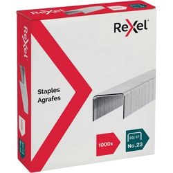 Heftklammern Rexel Silber 23 17 Stahl 1.000 Stück 130 Blatt