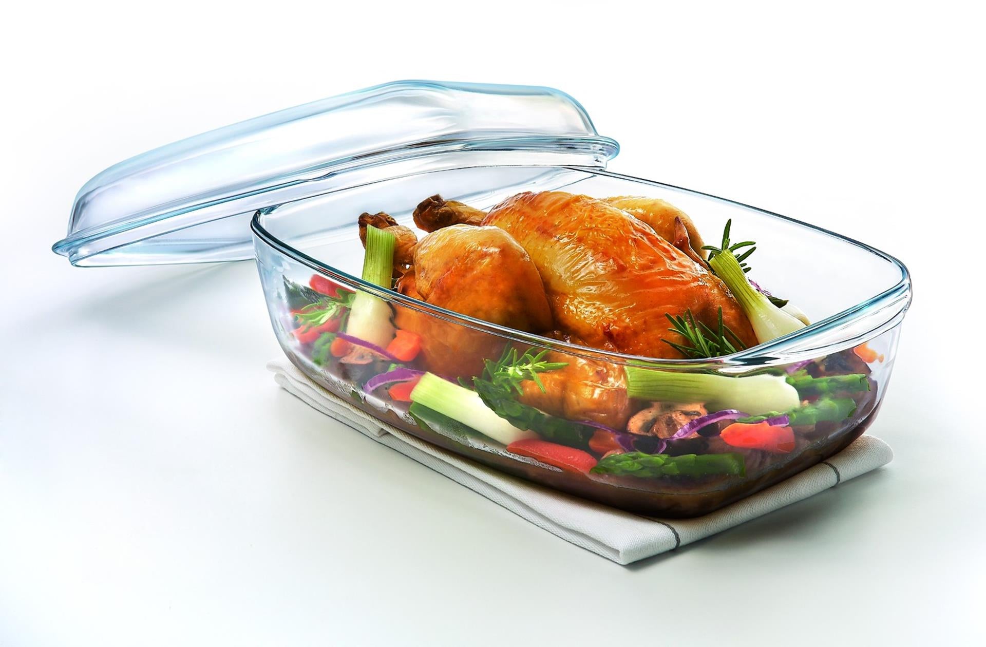 Pyrex-Schüssel mit Deckel 4,3+2,2l