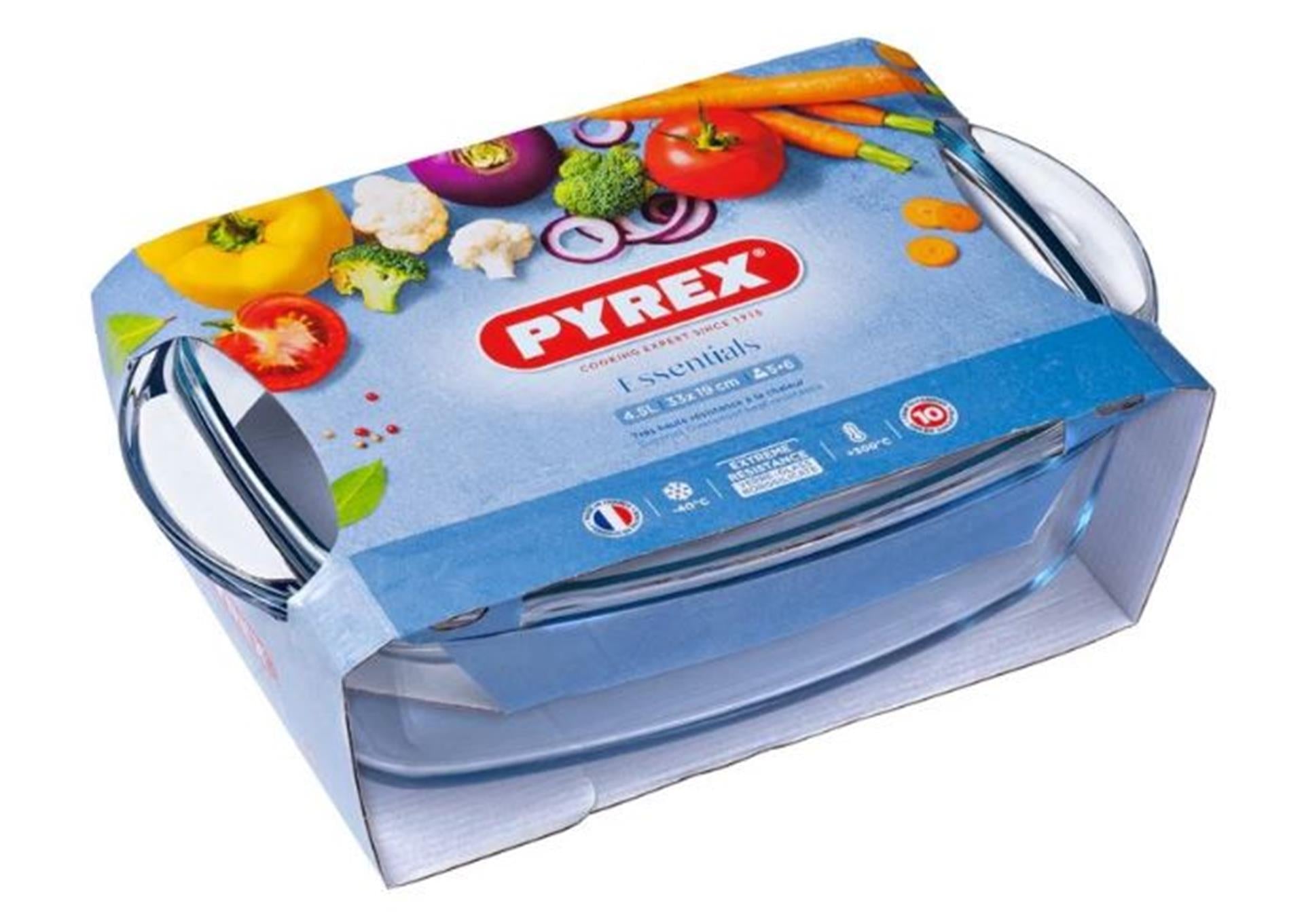 Pyrex-Schüssel mit Deckel 4,3+2,2l