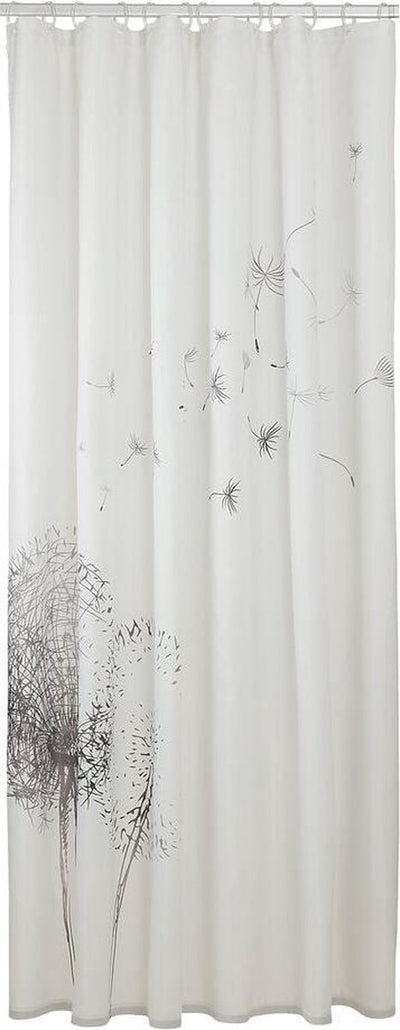 Sealskin Flow Duschvorhang 180x200 cm – Polyester – Schwarz und Weiß
