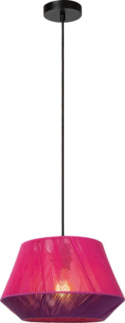 Lucide Jessica – Hängelampe – ø 30 cm – 1xE27 – Rosa – Japandi