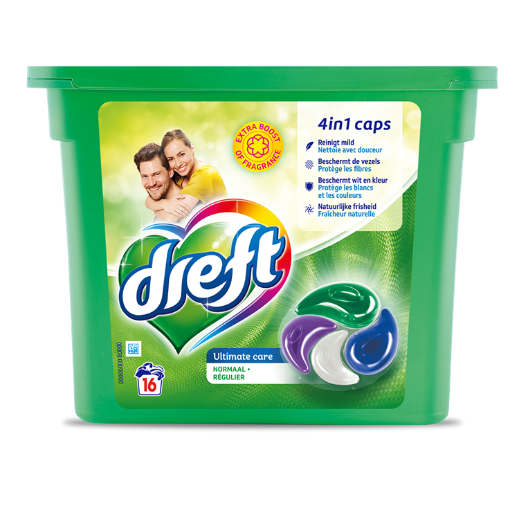 Ariel 1074066 - Drift 4in1 Kappen normal 16 Stück | 2 Stk