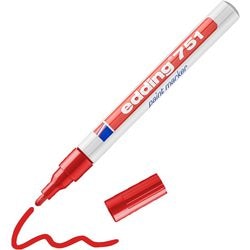 Edding 751 Lackmarker rot (dünn) | 10 Stk