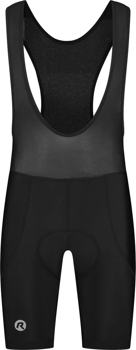 Rogelli Core Short Radhose Herren mit Sitzpolster und Hosenträgern – Trägerhose – Schwarz – Größe 4XL