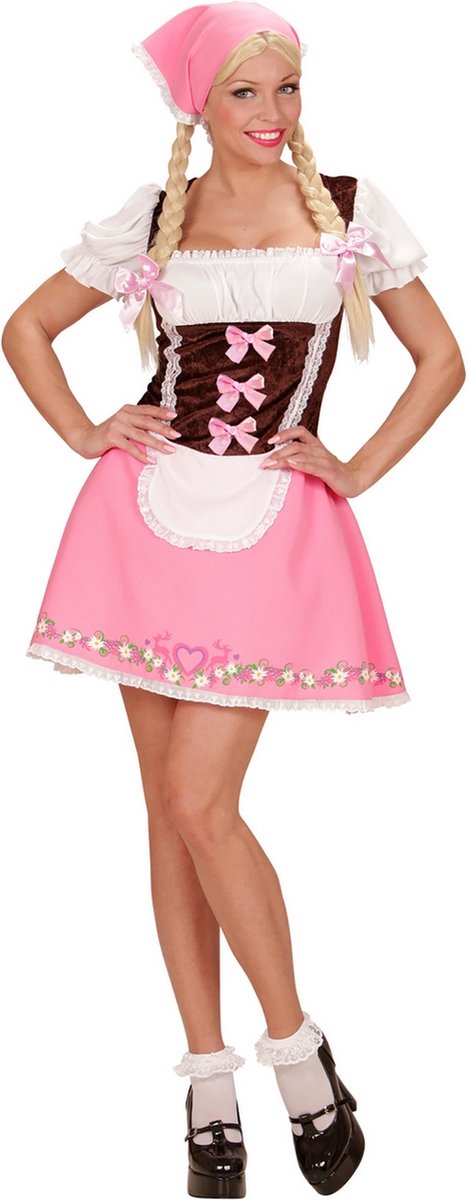 Vegaoo rosa Bayerisches Kostüm für Damen – Fasching – Größe M