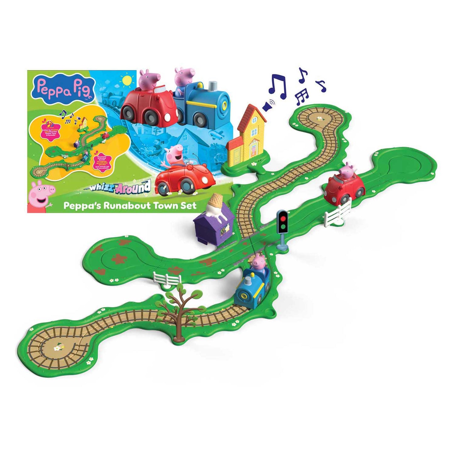 Spectron Peppa Whiz Around Peppa's Runabout Town Set
