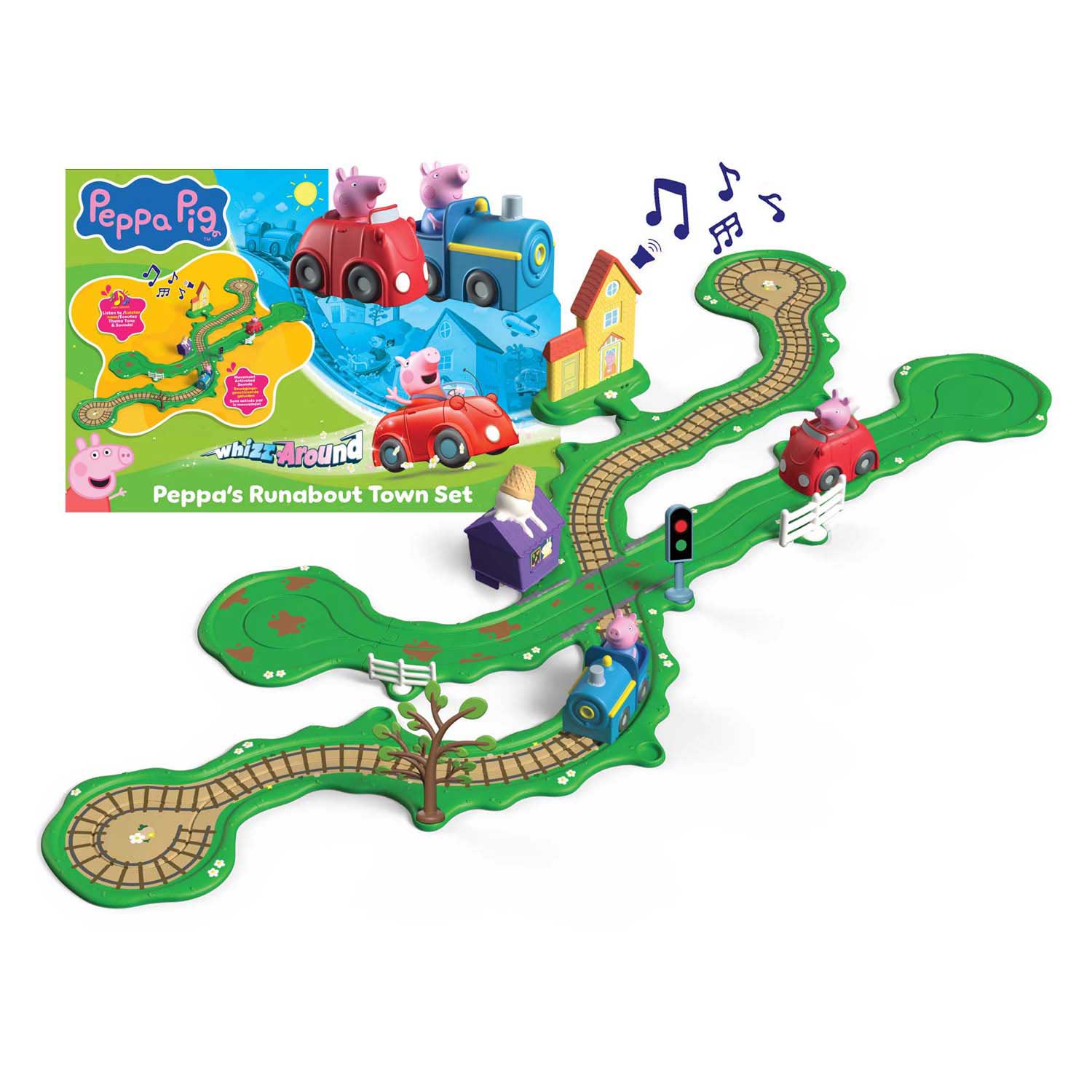 Spectron Peppa Whiz Around Peppa's Runabout Town Set