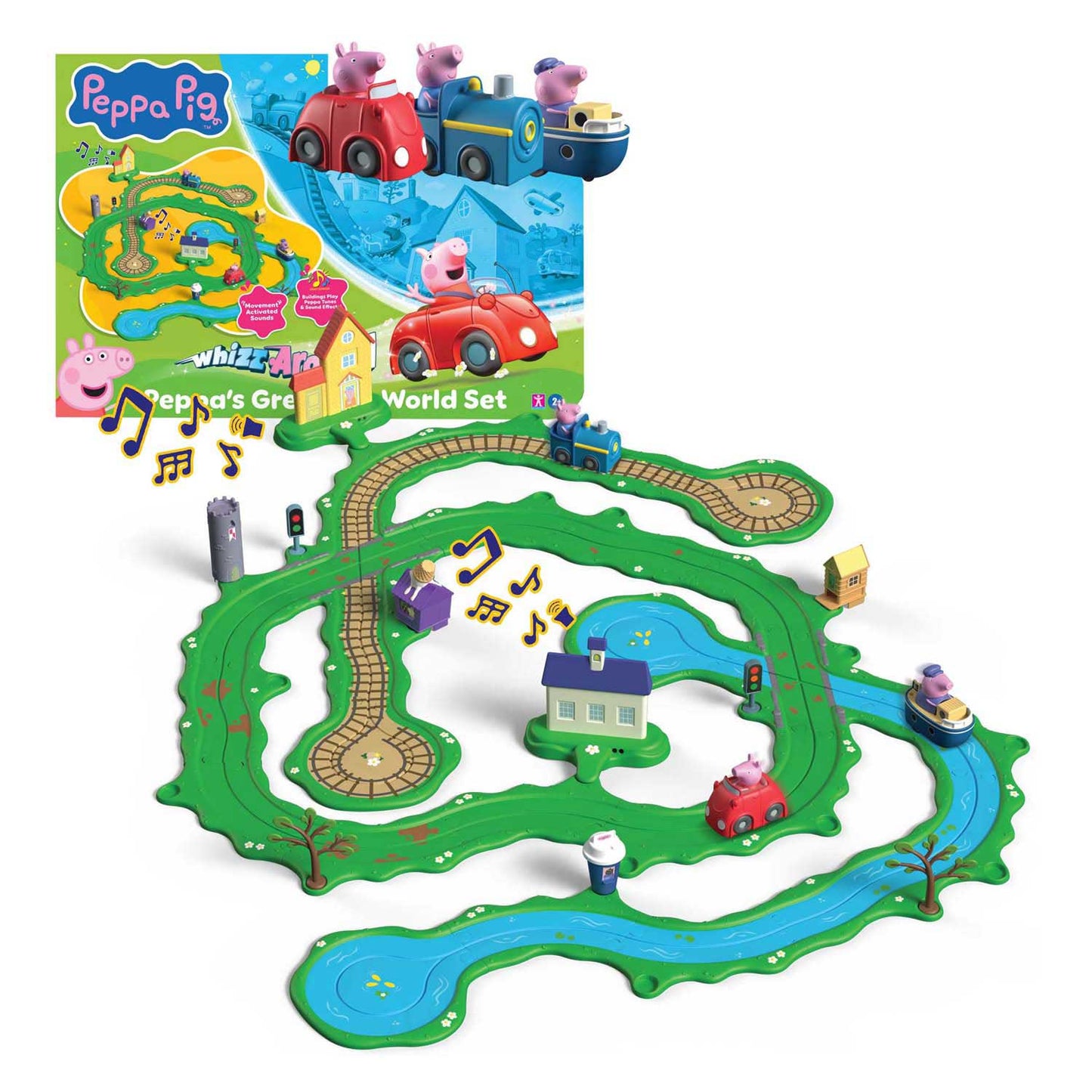 Spectron Peppa Pig flitzt herum – Peppas großes Weltset