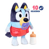 Bluey Pluche interaktive Umarmung und kümmerte sich um Baby