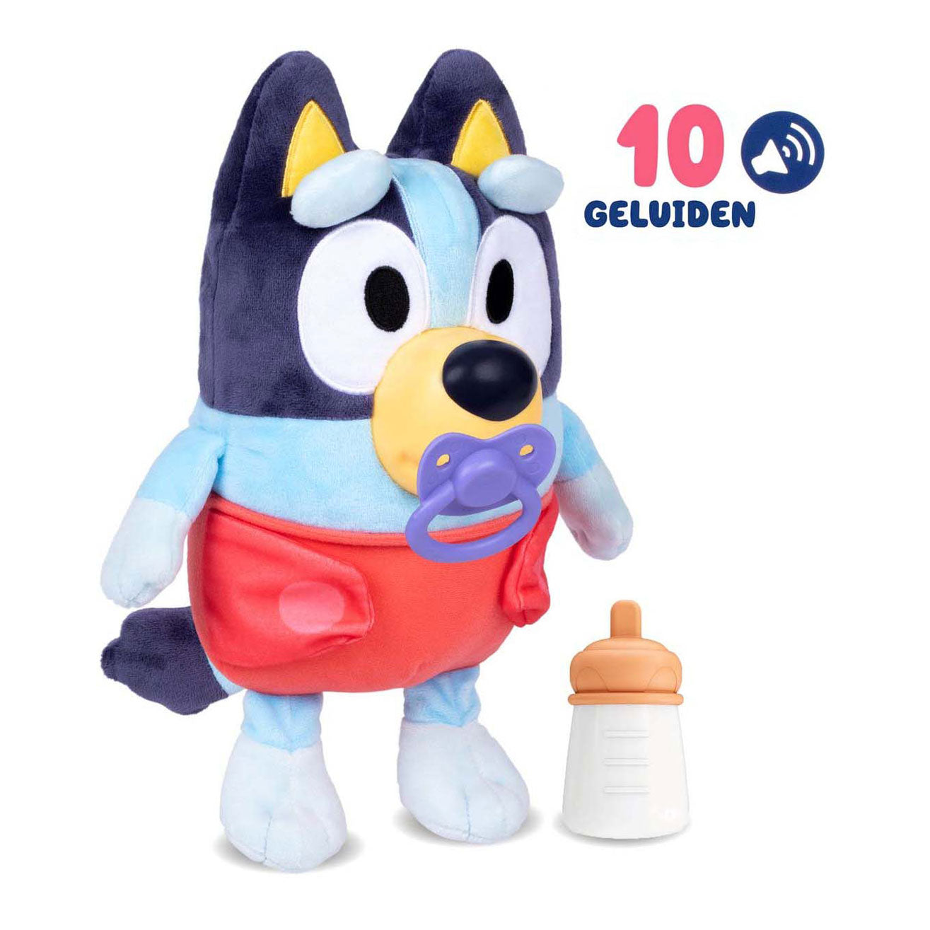 Bluey Pluche interaktive Umarmung und kümmerte sich um Baby