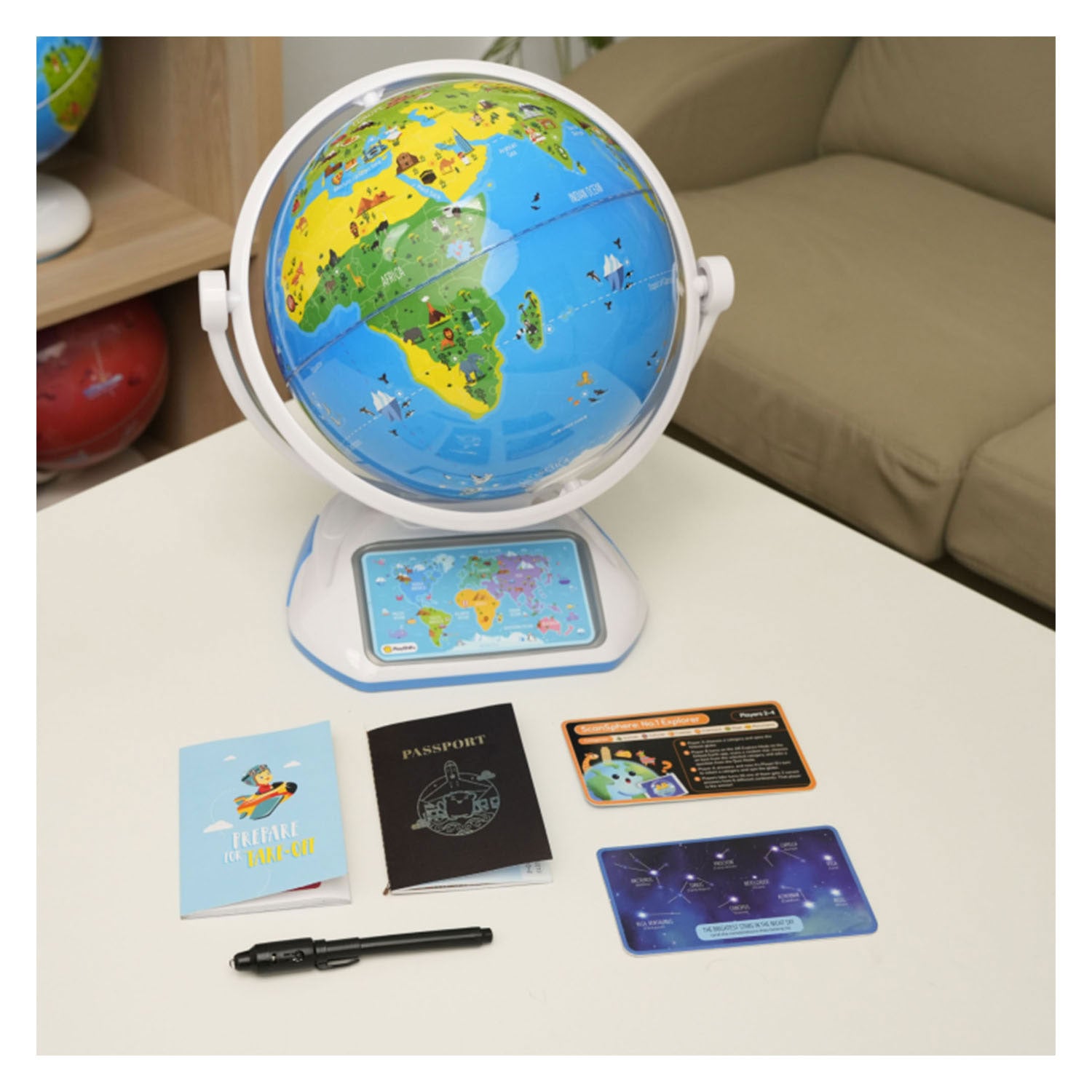 Interaktiver Globus von Gear2play oder Boot Earth