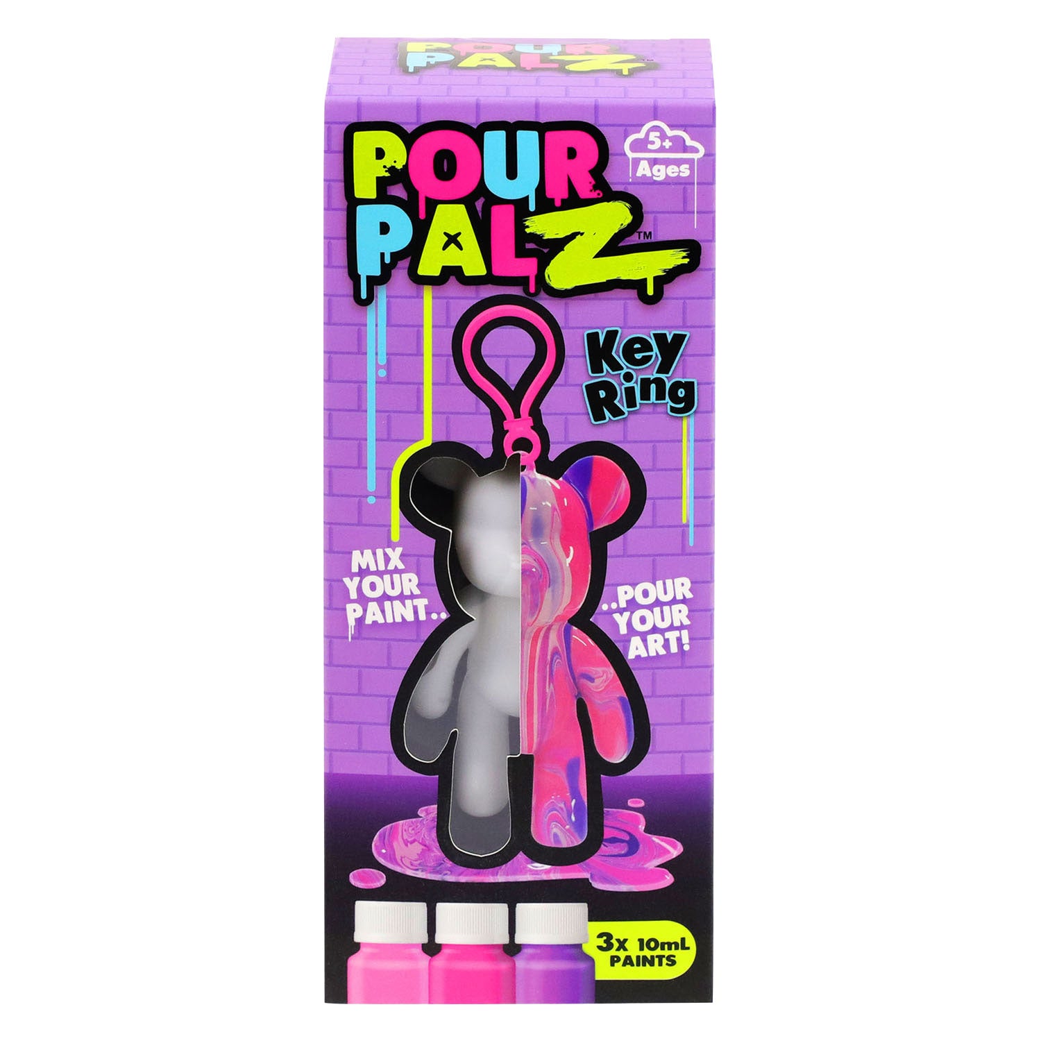 Spectron pour palz Mini-Farbbär-Schlüsselanhänger