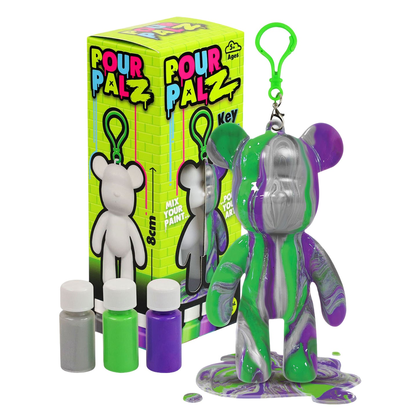 Spectron pour palz Mini-Farbbär-Schlüsselanhänger