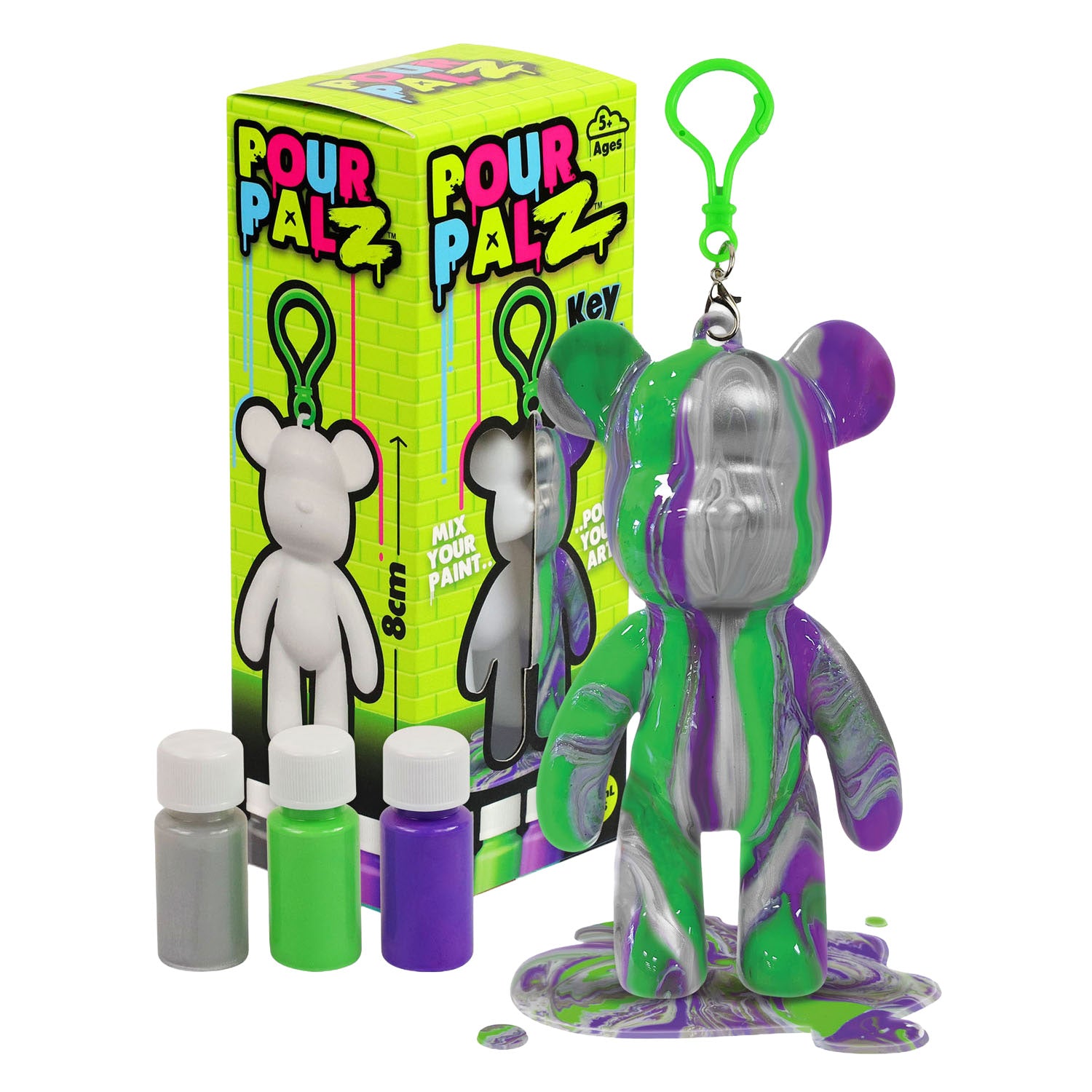 Spectron pour palz Mini-Farbbär-Schlüsselanhänger