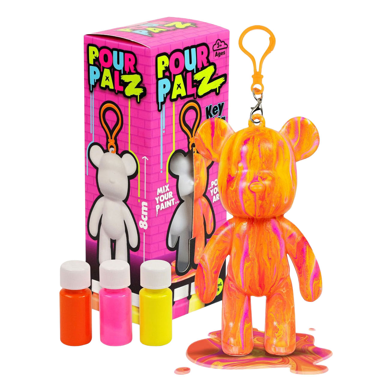 Spectron pour palz Mini-Farbbär-Schlüsselanhänger