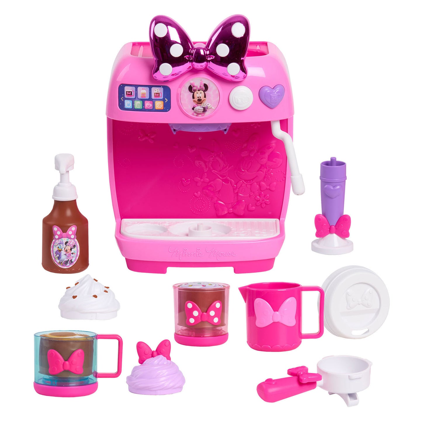 Spectron Disney Minnie Mouse Kaffeemaschinen-Set mit Lichtsound – 10-teilig.