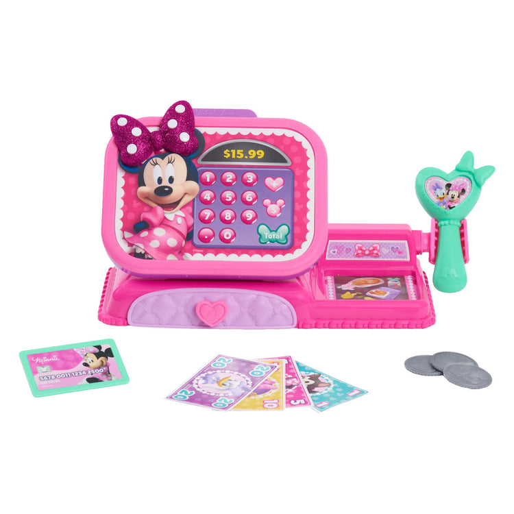 Spectron Minnie Bowtique Spielzeugkasse mit Sound – 10 Stück.