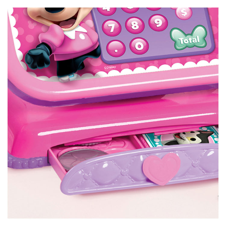Spectron Minnie Bowtique Spielzeugkasse mit Sound – 10 Stück.