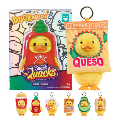 Spectron Happy Haul Duckalooz Snack-Quack-Plüsch-Schlüsselanhänger