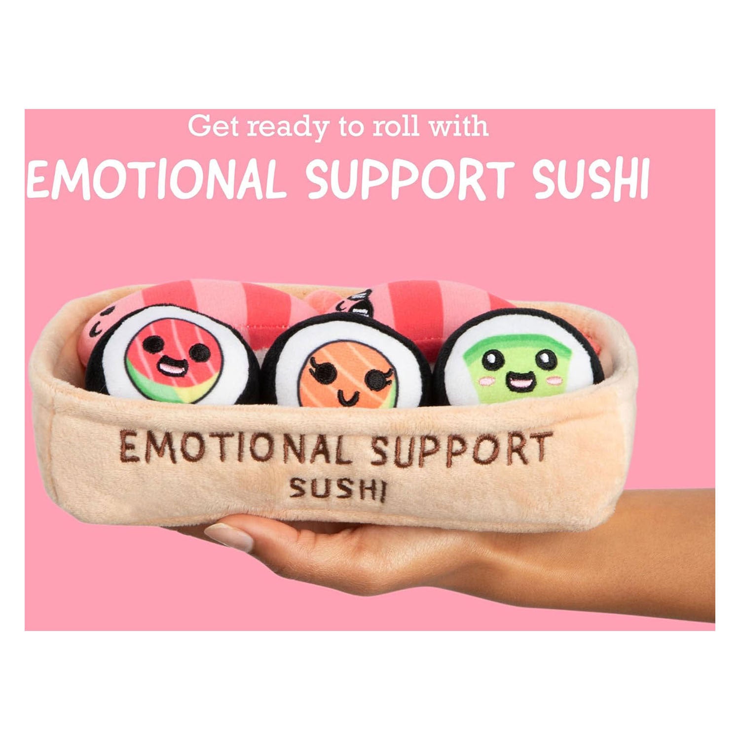 Spectron Sushi-Kuscheltiere zur emotionalen Unterstützung – 6-tlg.