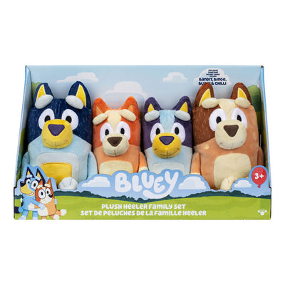 Spectron Bluey Plüsch-Kuscheltiere-Set - 4-tlg.