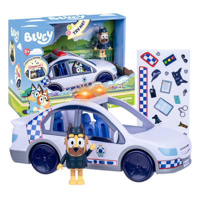 Blaues Spectron-Polizeiauto mit Lichtgeräusch