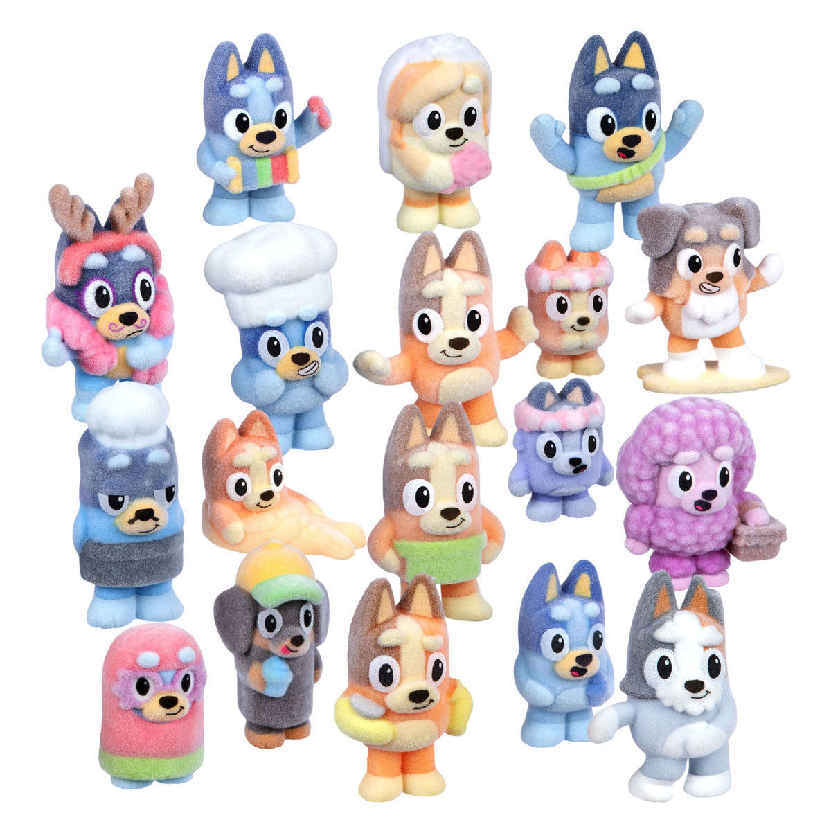 Spectron Bluey Fuzzies Sammelfiguren-Überraschungsset