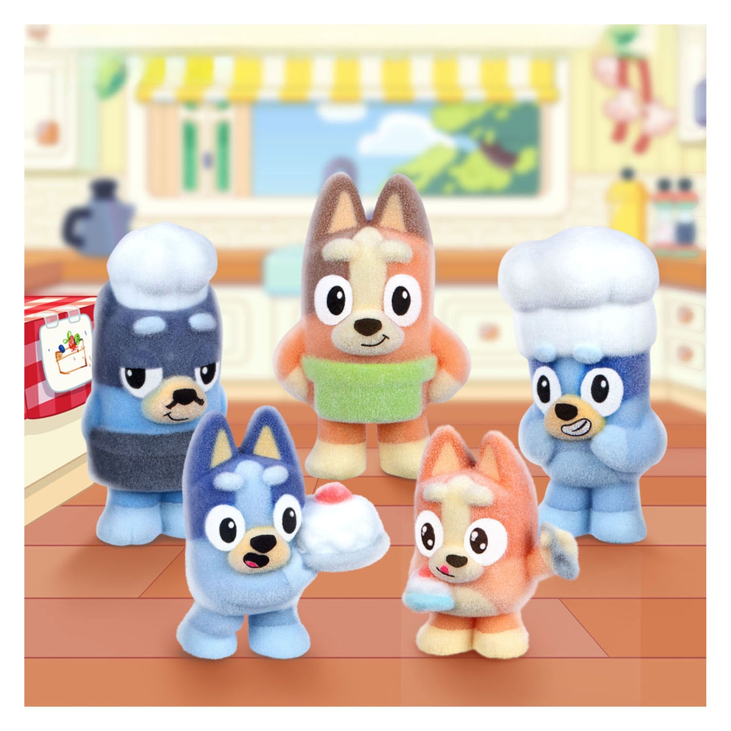 Spectron Bluey Fuzzies Sammelfiguren-Überraschungsset