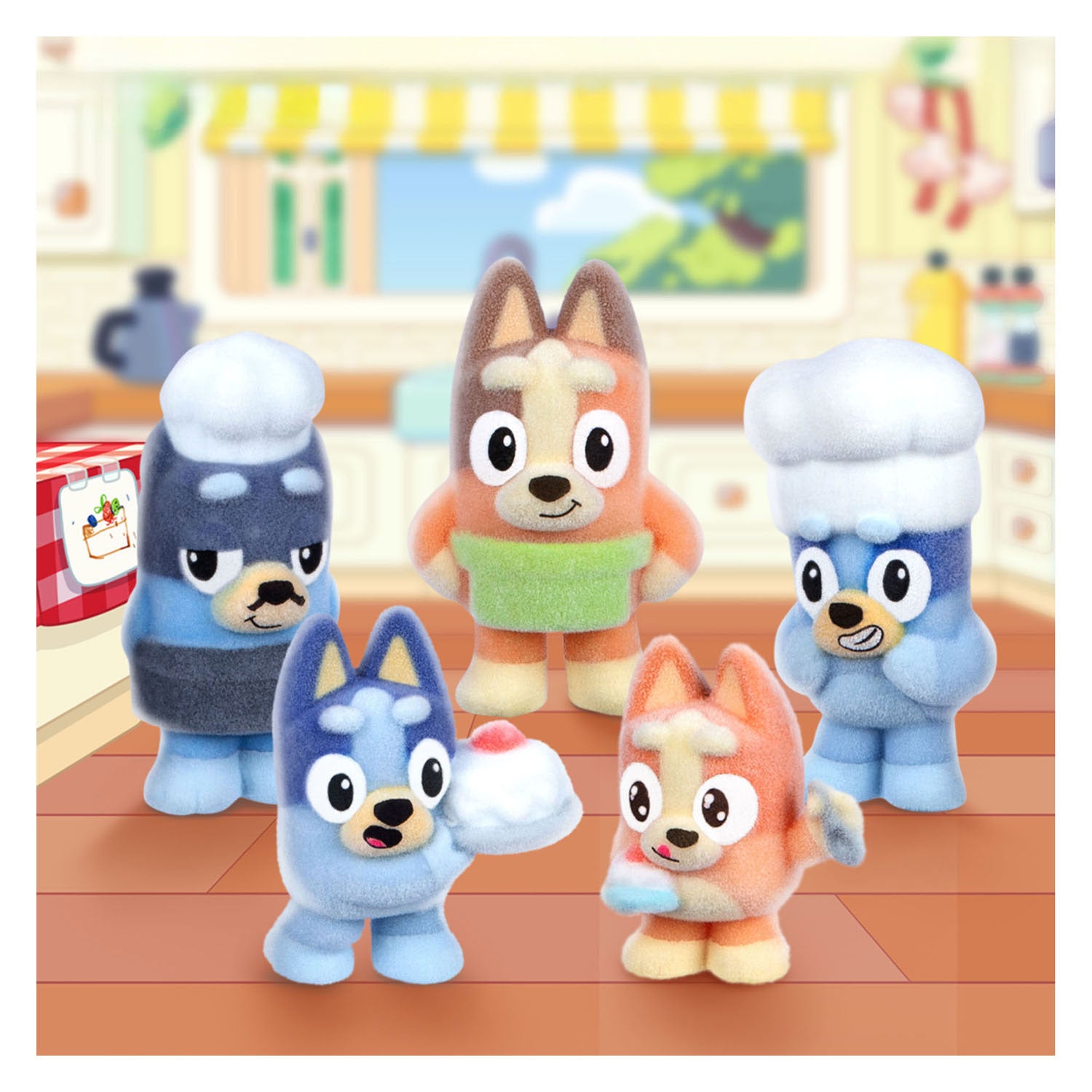 Spectron Bluey Fuzzies Sammelfiguren-Überraschungsset