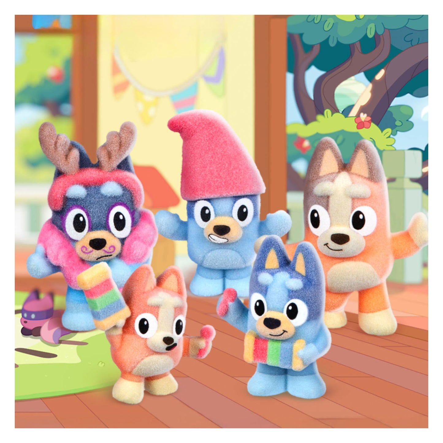 Spectron Bluey Fuzzies Sammelfiguren-Überraschungsset