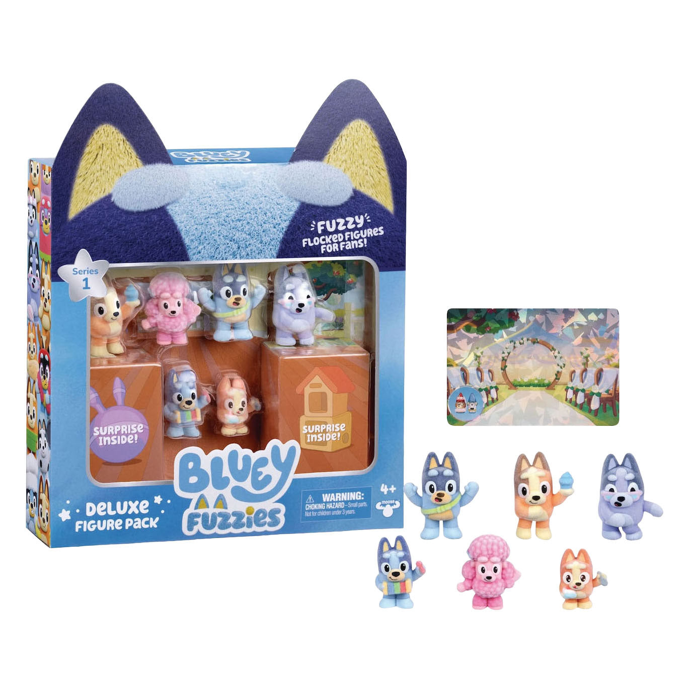 Spectron Bluey Mini-Sammelfiguren Deluxe