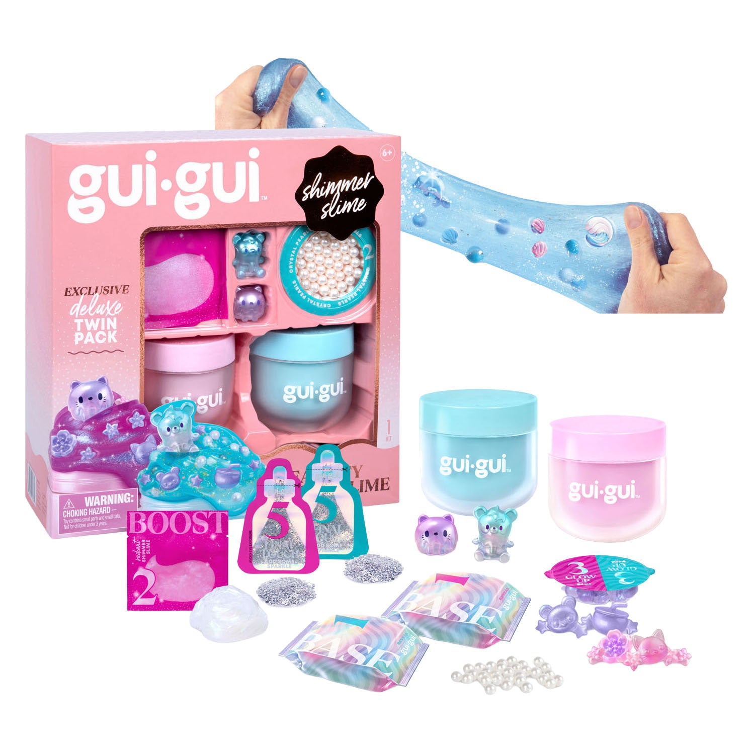 Spectron Gui Gui Shimmer Deluxe Duo Pack Slime