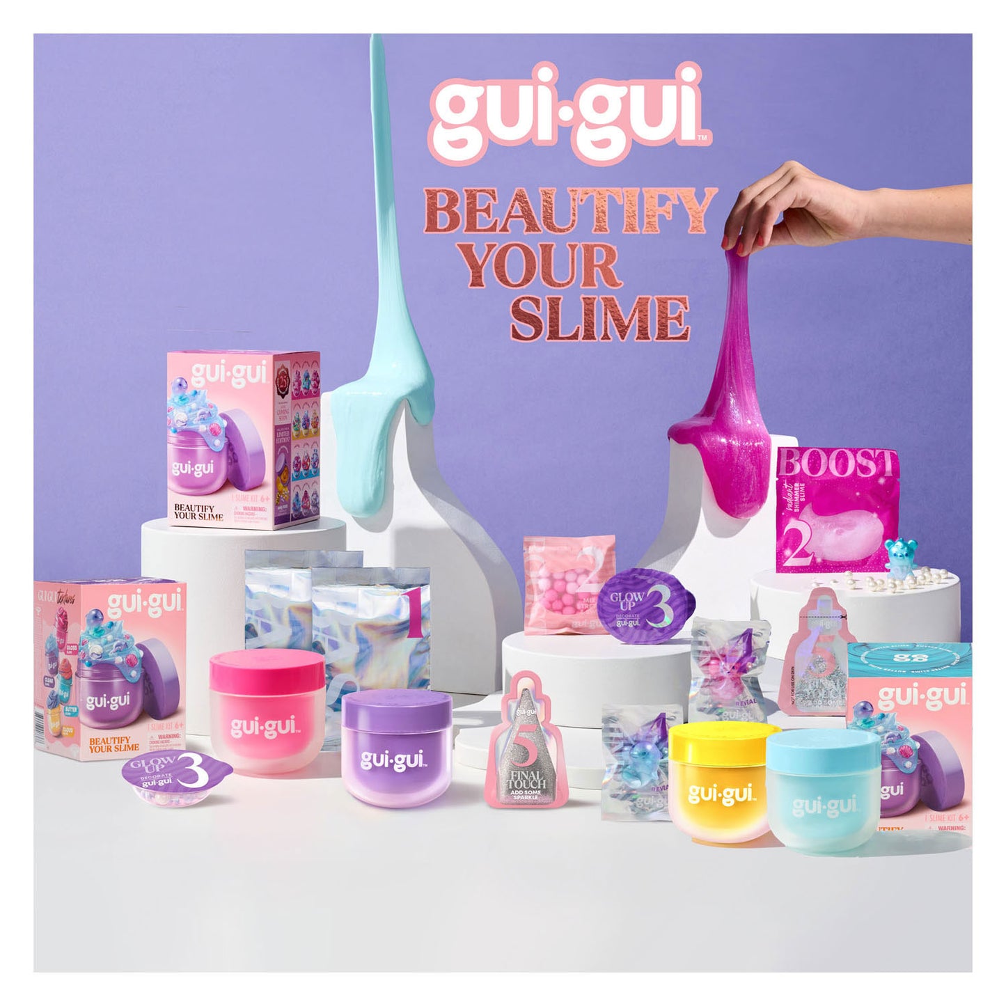 Spectron Gui Gui Shimmer Deluxe Duo Pack Slime