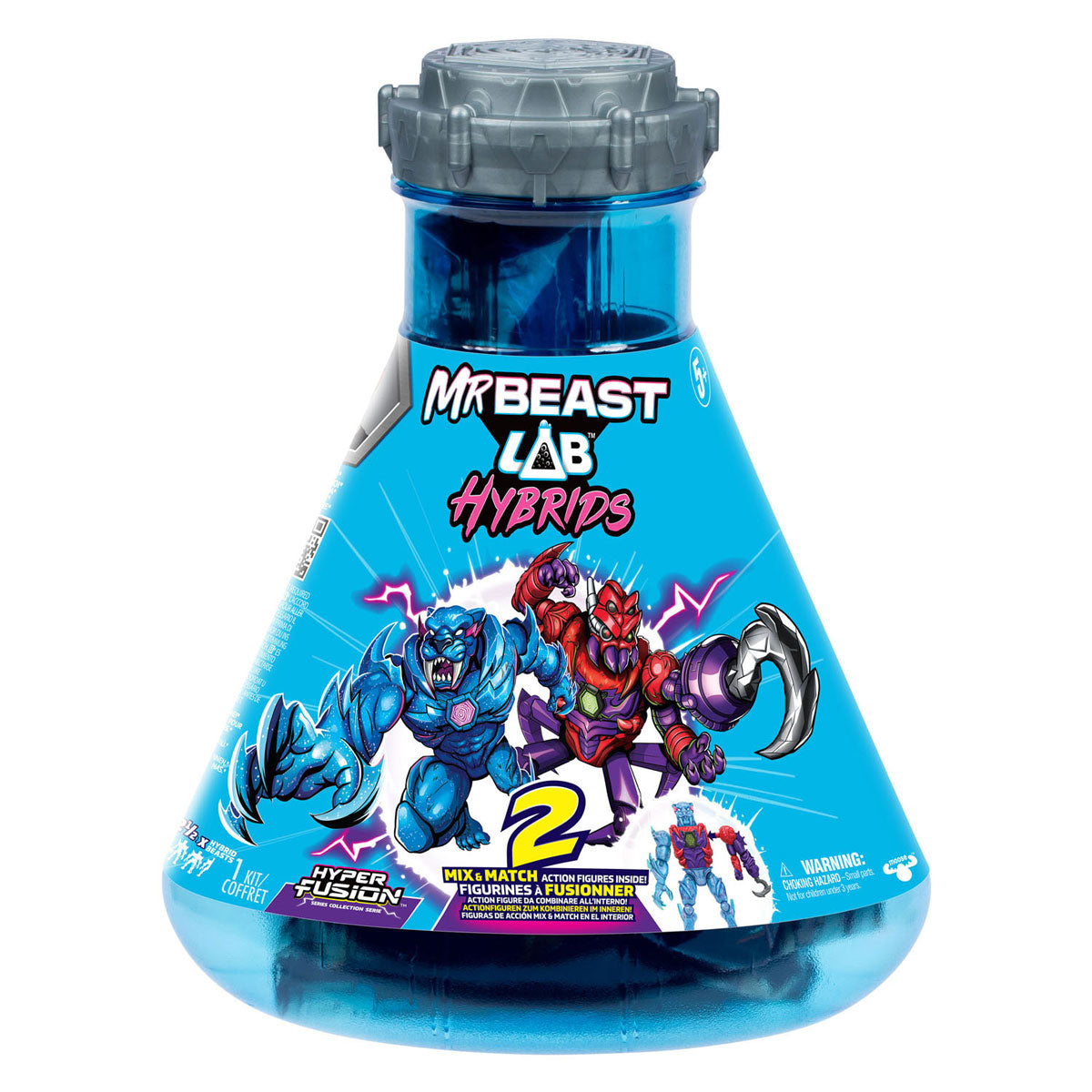 Spectron Mrbeast Lab Hybrid Spider vs Energy Panther Actionfiguren
