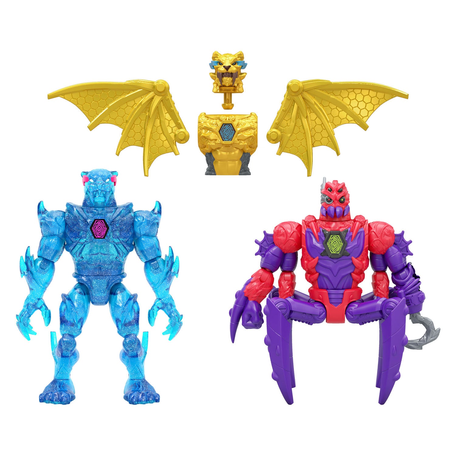 Spectron Mrbeast Lab Hybrid Spider vs Energy Panther Actionfiguren
