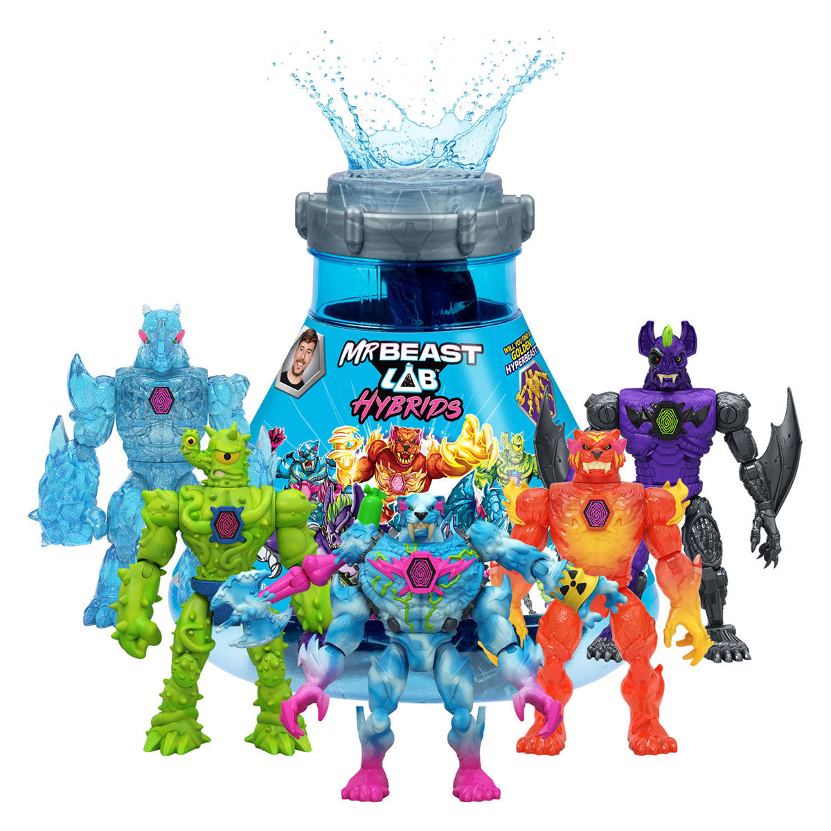 Spectron Mrbeast Lab Hyper Fusion Hybrid Lab Actionfiguren