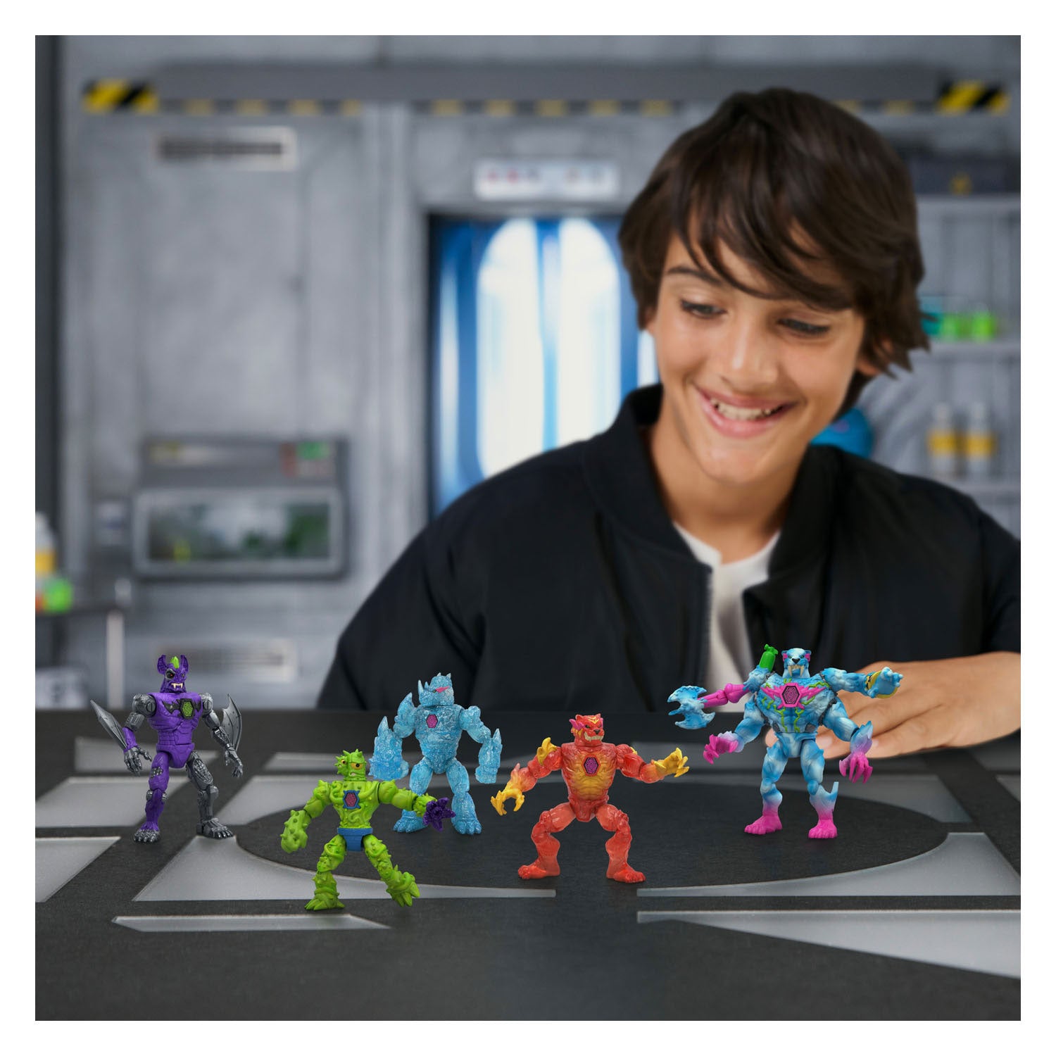 Spectron Mrbeast Lab Hyper Fusion Hybrid Lab Actionfiguren