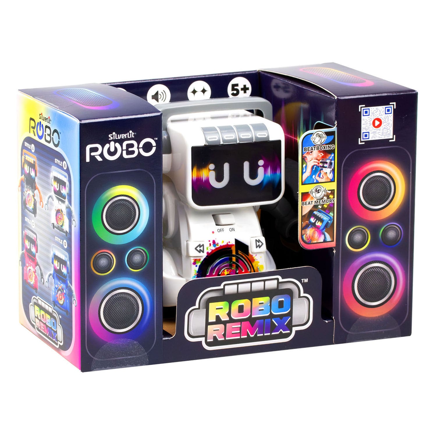 Silverlit Robo Remix weißer Tanzroboter – inkl. LED-Beleuchtung