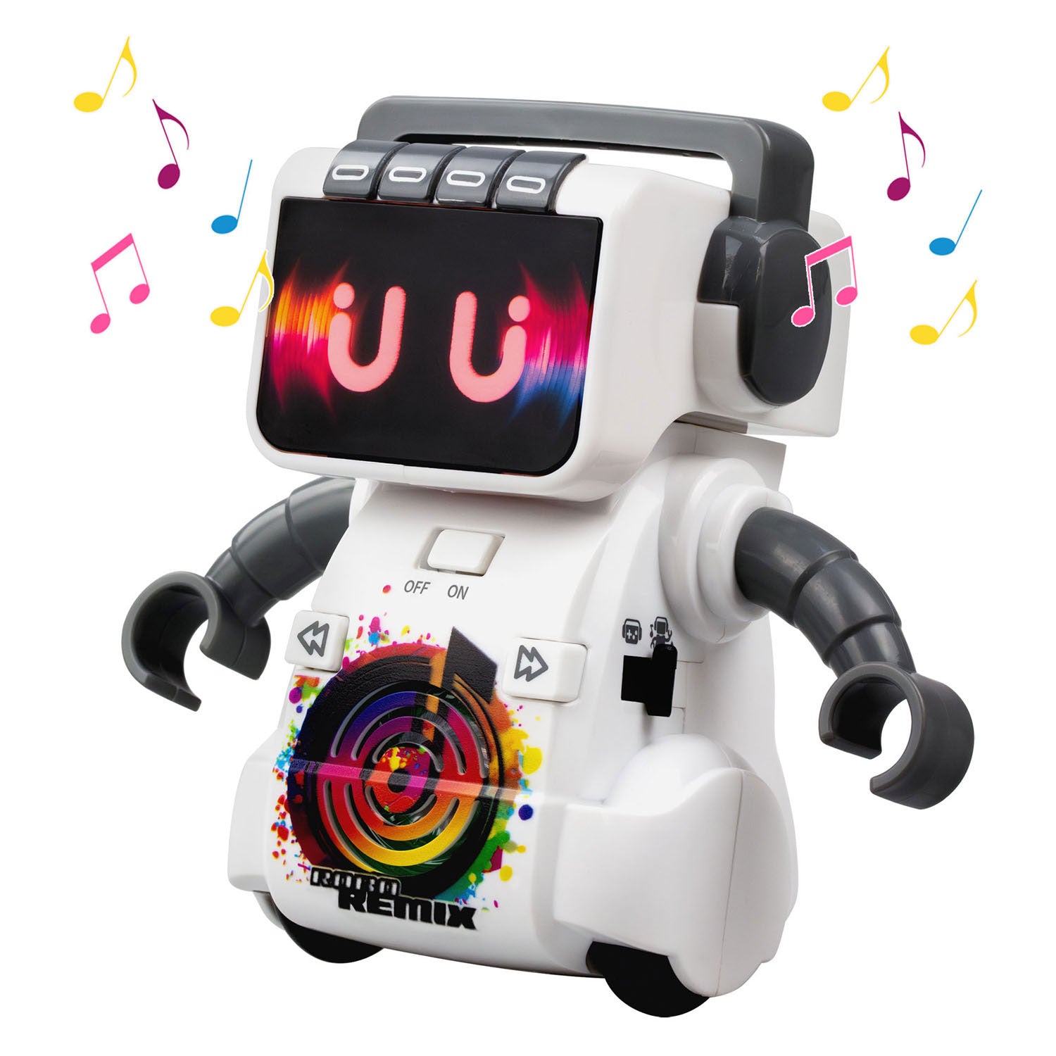 Silverlit Robo Remix weißer Tanzroboter – inkl. LED-Beleuchtung