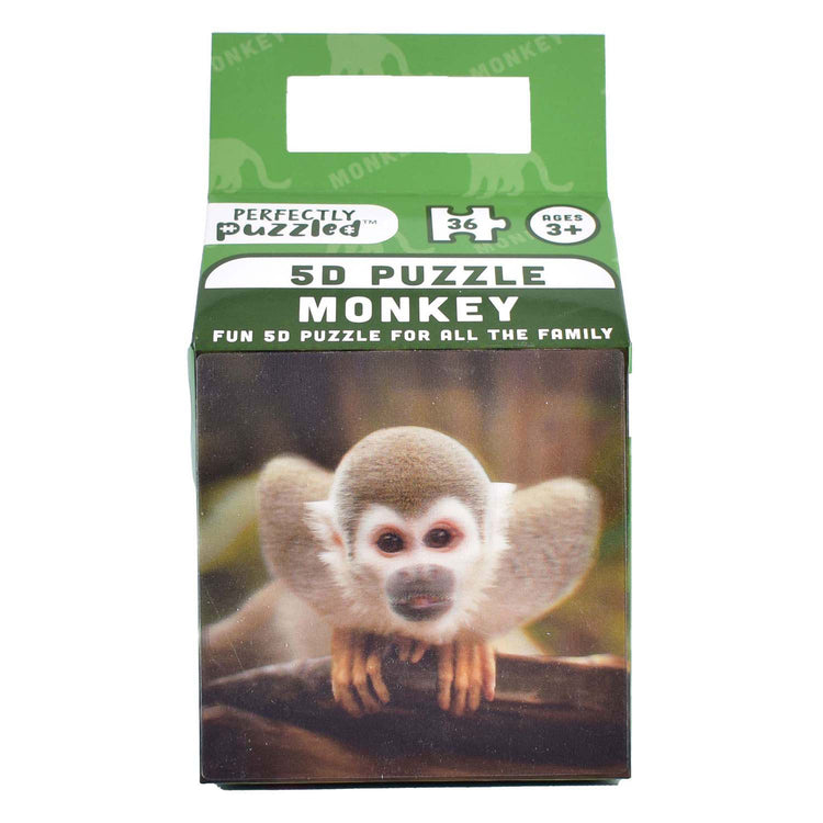 5D Tierpuzzle Affe, 36 Teile.