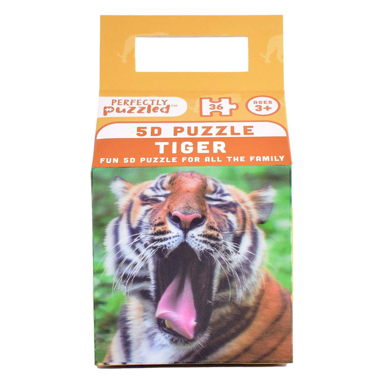 5D Tierpuzzle Tiger, 36 Teile.