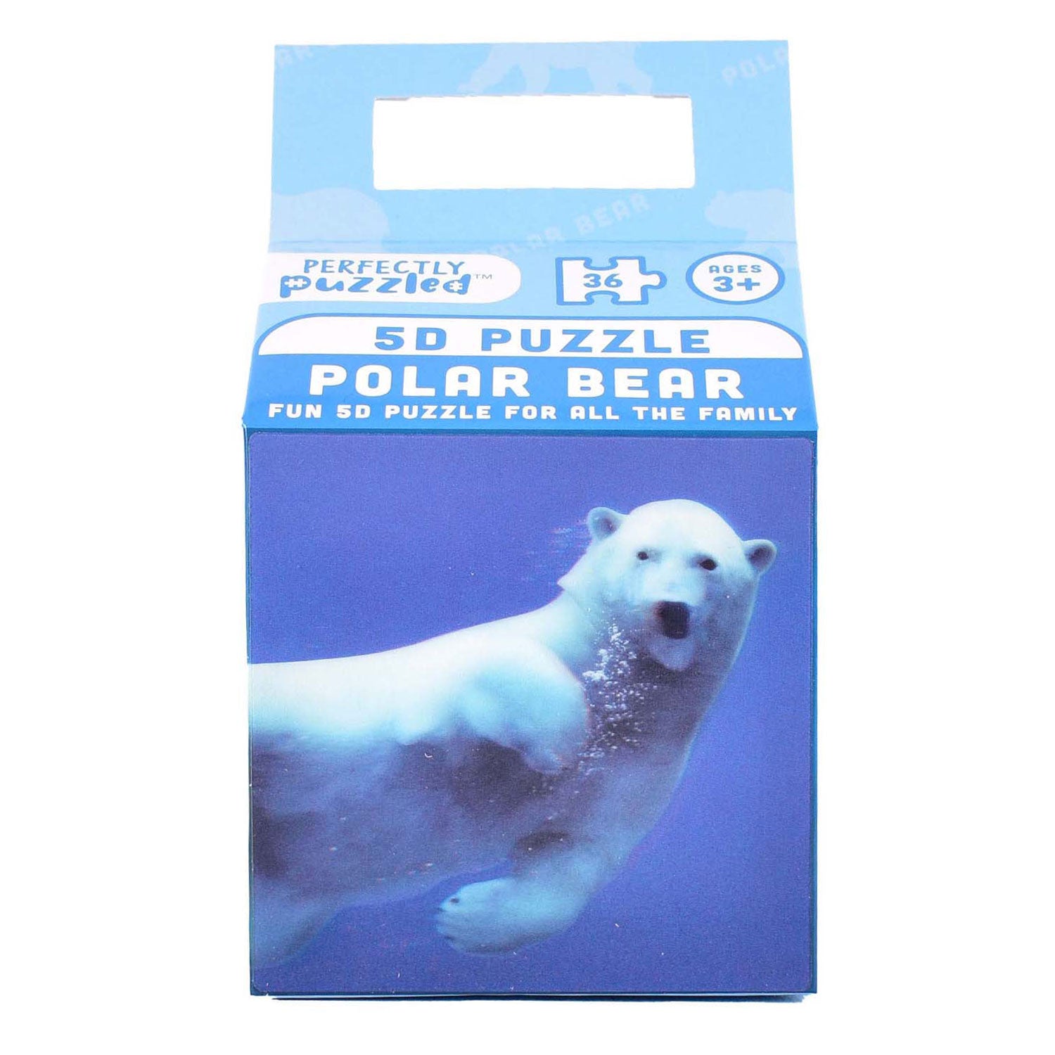 5D Tierpuzzle Bär, 36 Teile.