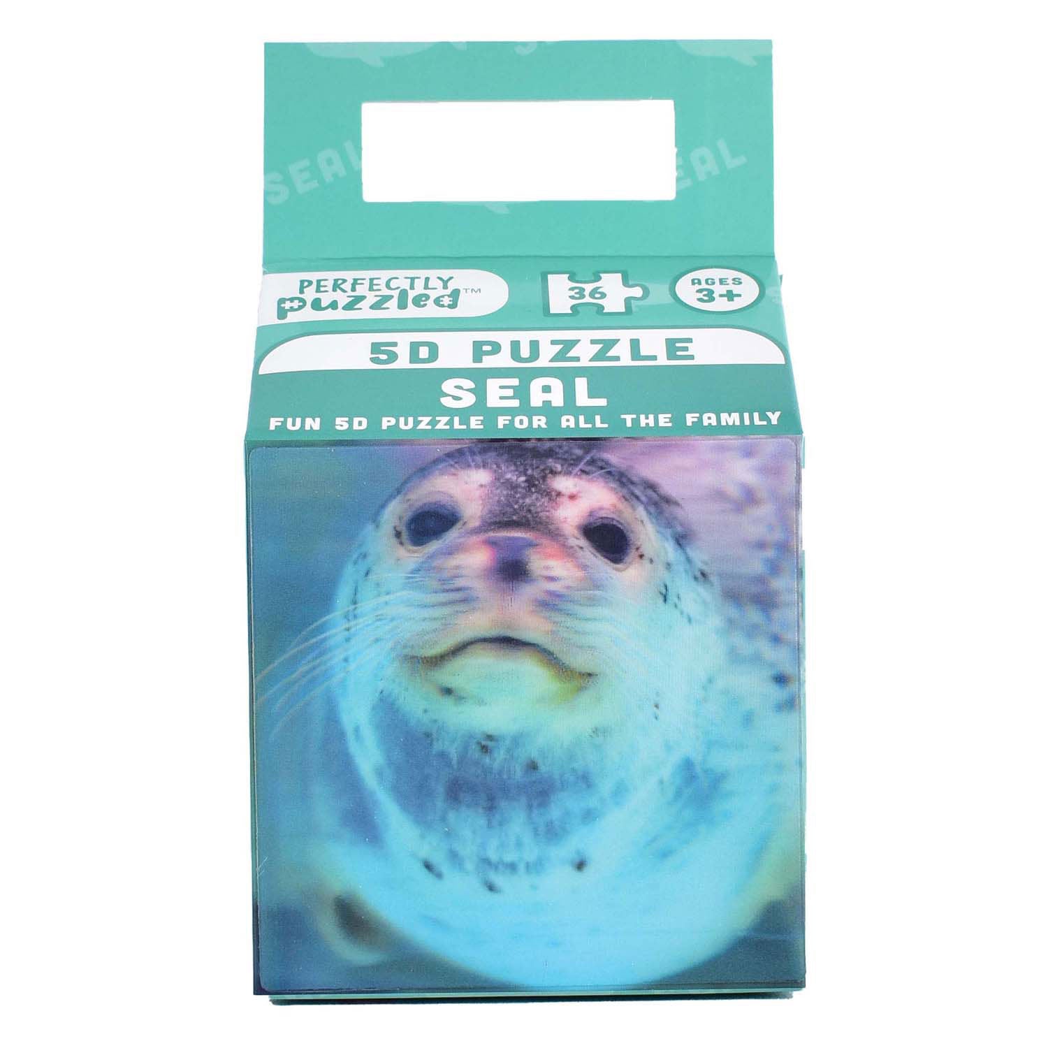 5D-Tierpuzzle Siegel, 36-tlg.