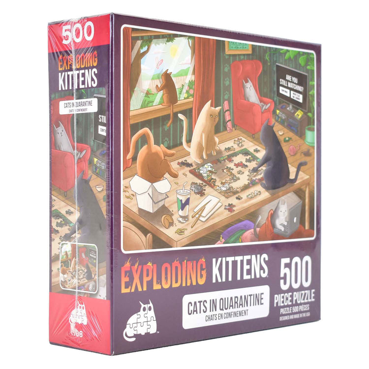 Asmodee explodierendes Kätzchen-Puzzle, 500 Teile.