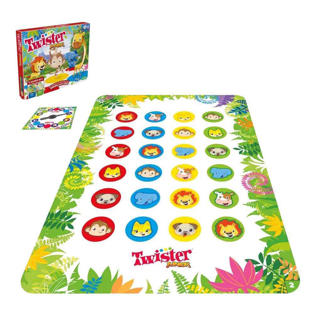 Hasbro Twister Junior-Spiel – 2–4 Spieler