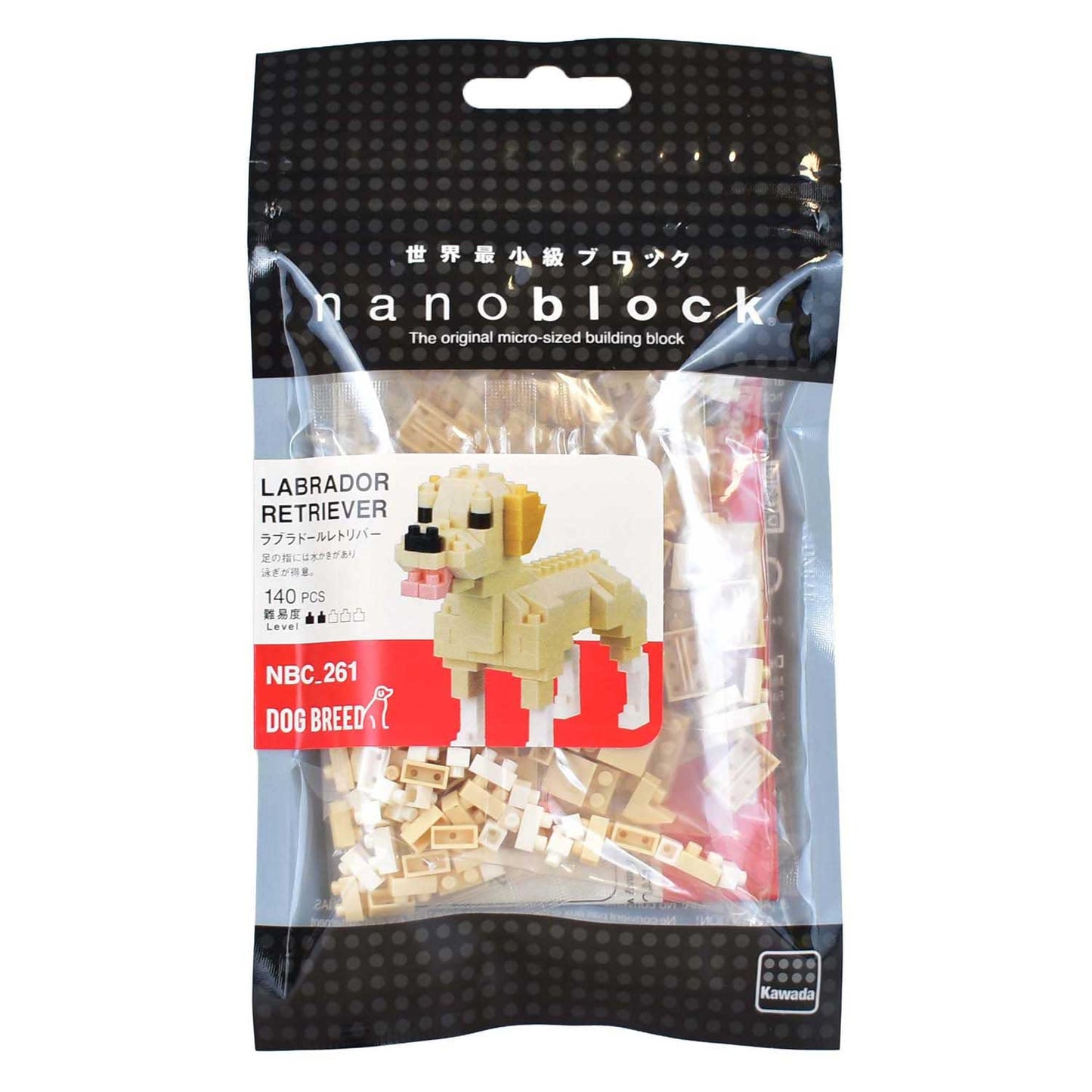 Nanoblock-Baukasten Labrador Retriever - 140-tlg.