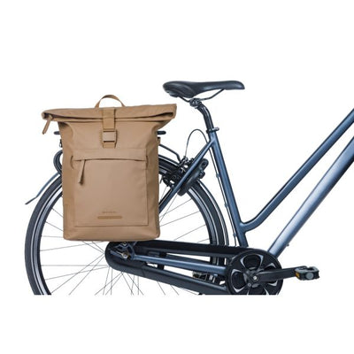 Basil Fahrrad-Umhängetasche Brooklyn Mik 17l 14 x 32 x 40 cm – Sand