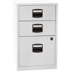 Bisley Home Schrank PFA hellgraue Hängeregistratur-Kombination